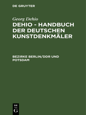 cover image of Bezirke Berlin/DDR und Potsdam